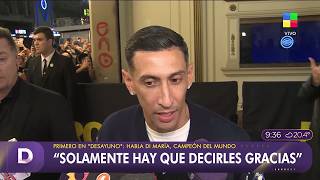 🔥 NICO VÁZQUEZ y ÁNGEL DI MARÍA en la previa a la FINAL del MUNDIAL