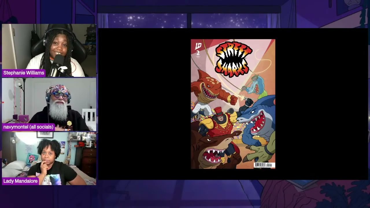 Street Sharks NEWEST Comic By Stephanie Williams