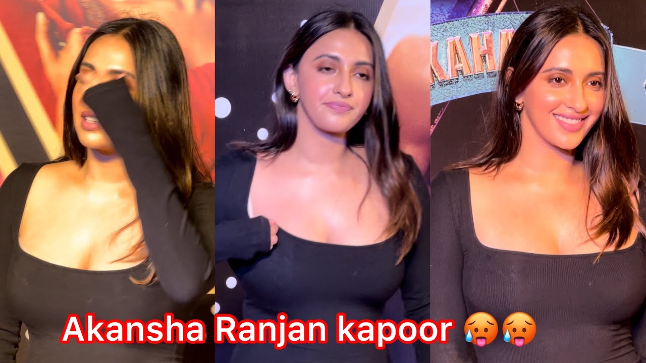 Akansha Ranjan Kapoor Dikhi Behat Hi H0T🥵 & Khoobsurat🥶 Avatar mei Rocky Rani Ki screening par