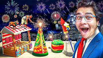 GTA V : Franklin & Shinchan’s CRAZY Diwali with the World’s BIGGEST Crackers! 😱🎇