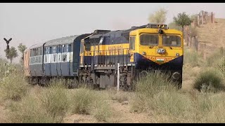 Ultimate Parallel Race run of two EMD Loco Hauling with express trains