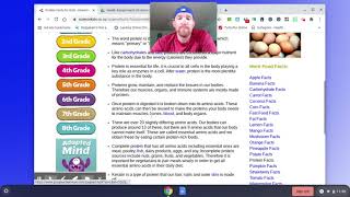 4th Grade Week 5 Protein Health Assignment