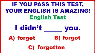 Famous English Grammar Test ✍️ If you pass test, your English is amazing! | #challenge Profile