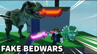 I created a FAKE Bedwars game.. it was bad lol (Roblox)