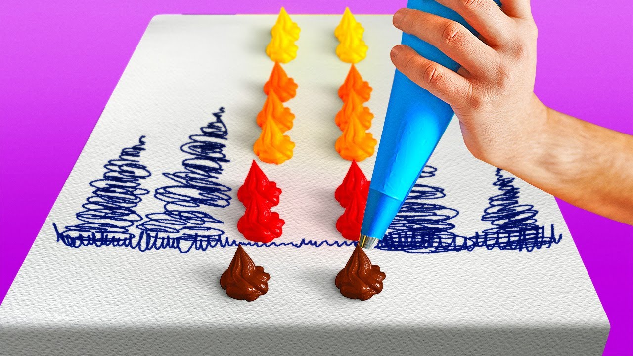 25 TÉCNICAS DE PINTURAS FÁCEIS PORÉM LINDAS - YouTube