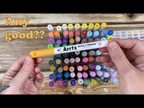 Arrtx Paint Markers Put to the Test | Urban Sketch