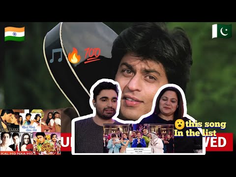 Top 100 Shah Rukh Khan Most Viewed Songs | Pakistani Reaction