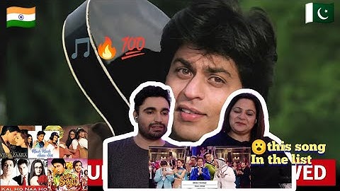 Top 100 Shah Rukh Khan Most Viewed Songs | Pakistani Reaction