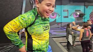 Spencer having fun @ DEFY in beaverton ❤️ 💙 💜