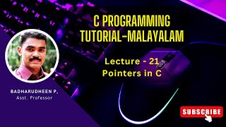 21 - Concept of Pointers in C with Simple Examples