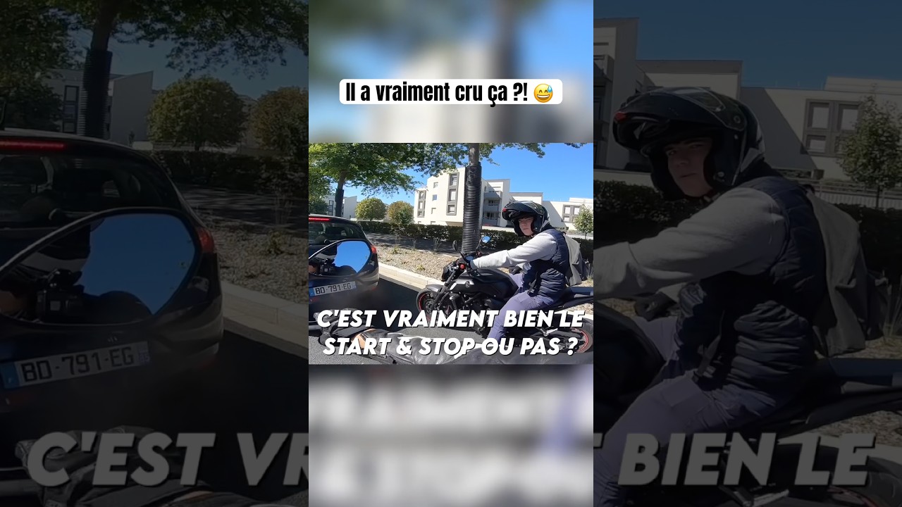 Il a vraiment cru ça ?! 😅 #moto #motarde #motard #motovlog #motards