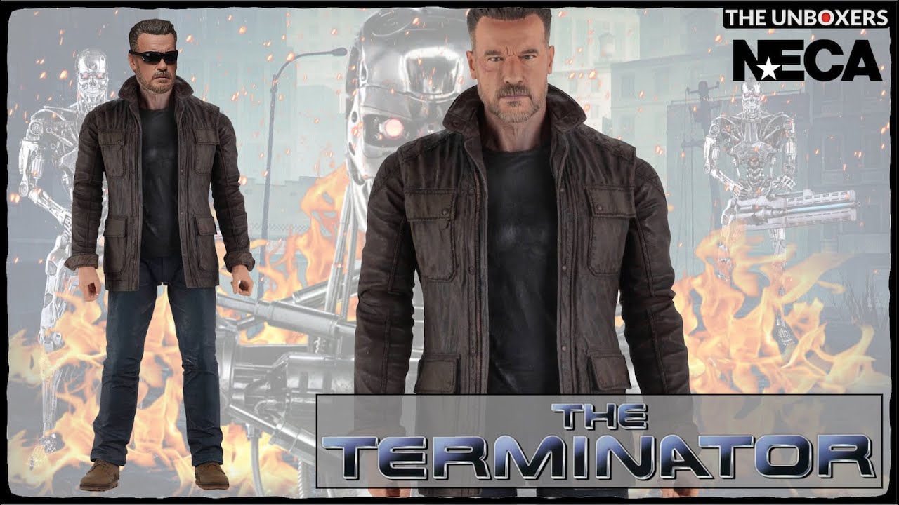 Terminator Dark Fate T-800 Ultimate Action Figure by NECA - YouTube