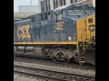 CSXT 3119 leaving CSX railyard Worcester MA