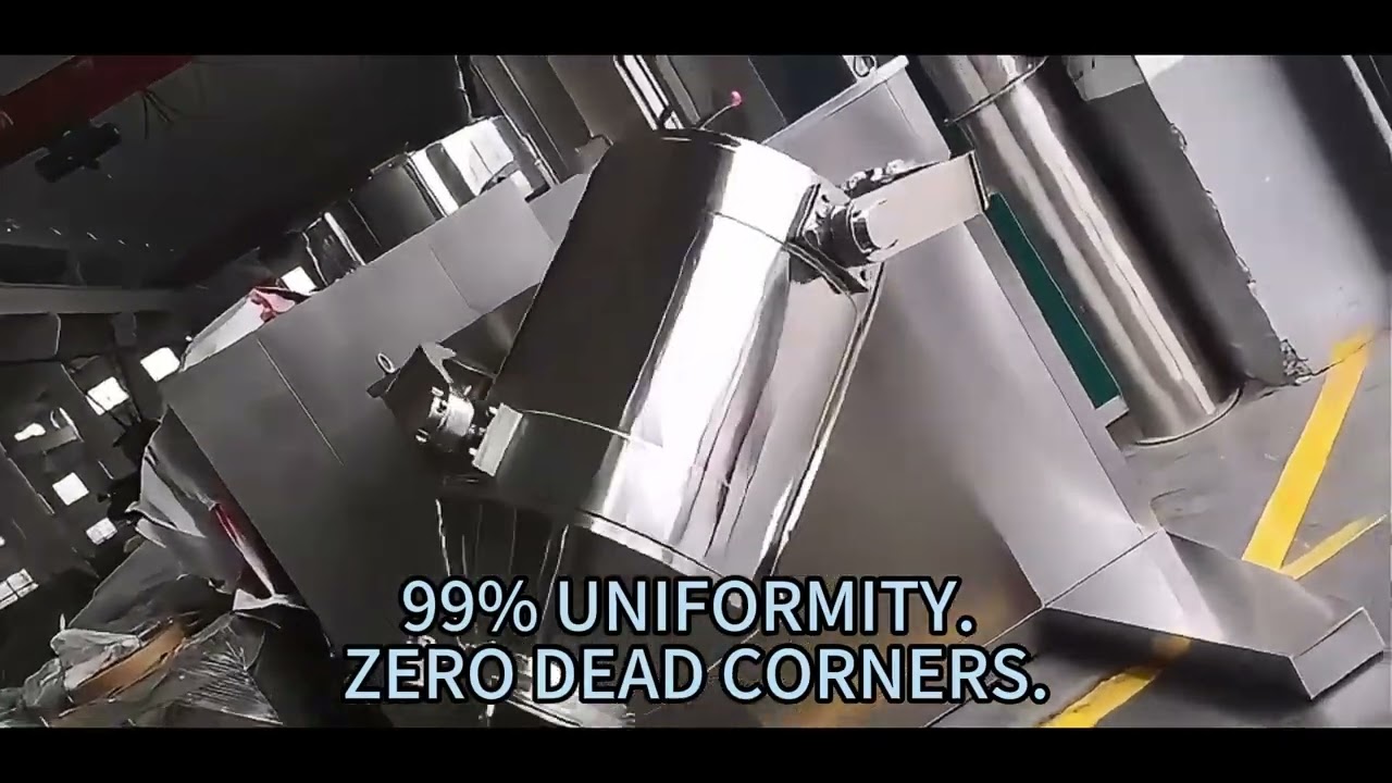 High-Efficiency 3D Motion Mixer with Zero Dead Corners - Unitfine Machinery