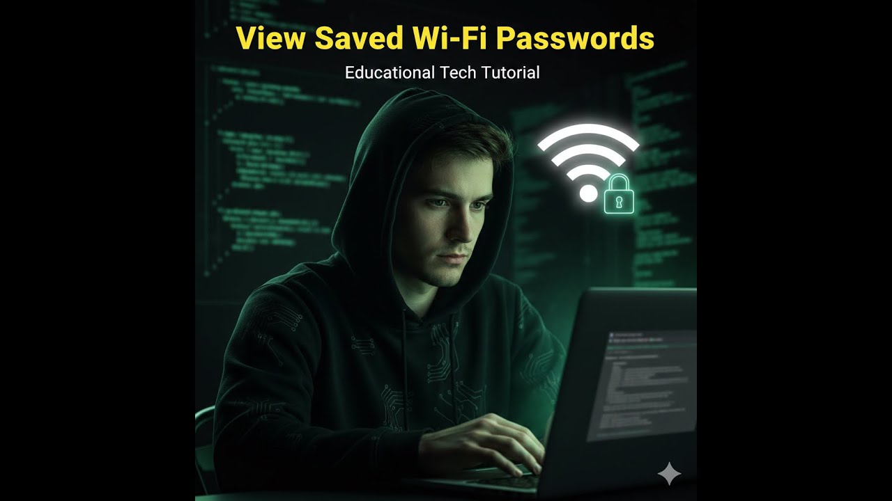 “How to View Saved Wi-Fi Passwords Using CMD (Windows)” ✅ 