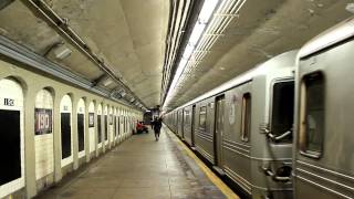 IND Subway: Brooklyn Bound R46 (A) Train at W. 190th Street