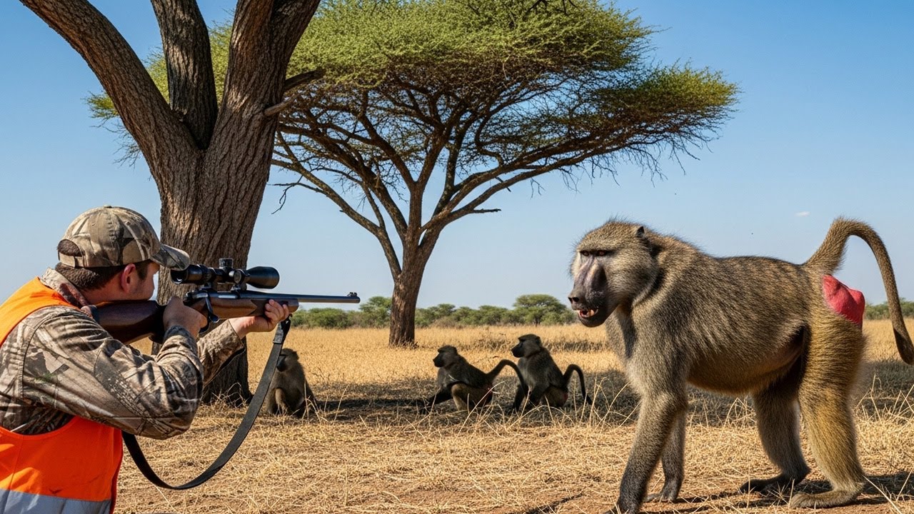 How South African Hunters Deal With Ferocious Monkeys and Baboons ...
