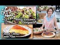 Judy anns kitchen 8 ep 1 cream cheese leche flan  salad greens with berry balsamic dressing