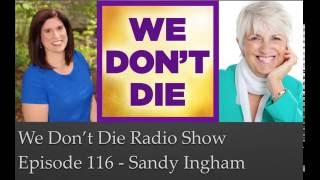 Episode 116  "Spirit Artist" Sandy Ingham Gives Visual Proof of the Afterlife on We Don't Die Radio