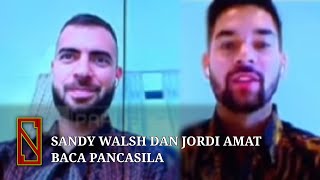 Disetujui Naturalisasi, Sandy Walsh dan Jordi Amat bacakan Pancasila