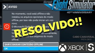 #microsoftflightsimulator Como resolver o problema off-line do jogo!! Tutorial Xbox Series S/X