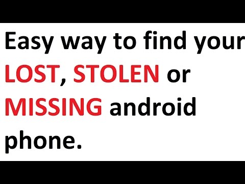 HOW TO TRACE A MISSING OR STOLEN PHONE.