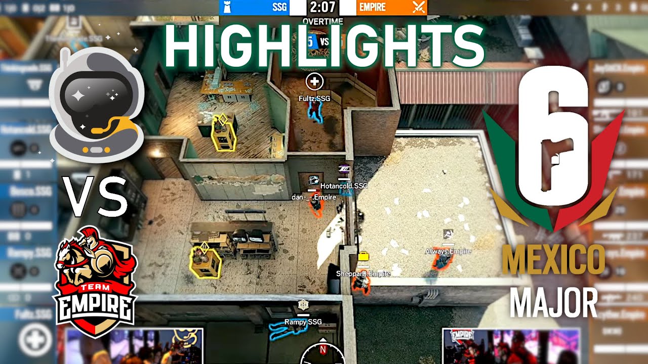 GREAT GAME! SSG vs Empire - HIGHLIGHTS - Quarterfinals - Mexico Major 2021 - R6 Esport