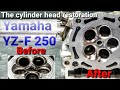 Restoration of damaged cylinder head - Yamaha YZ-F 250 . . . part 2.
