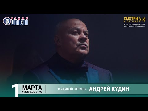 Андрей КУДИН в программе «Живая струна». Концерт на Радио Шансон #радиошансон