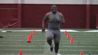 NFL Pro Day in Tuscaloosa - Alabama 40-yard dashes