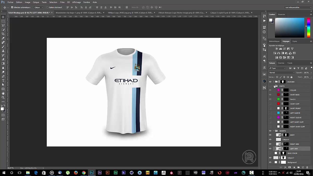 Download How to use the Free Football T-shirt Mockup // Tutorial ...