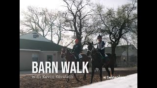 Barn Walk at Churchill Downs 🔥 Behind the Scenes with Kenny McPeek Stable | Kentucky Derby Access