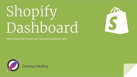 My Approach and Examples of Shopify Google Data Studio Dashboards