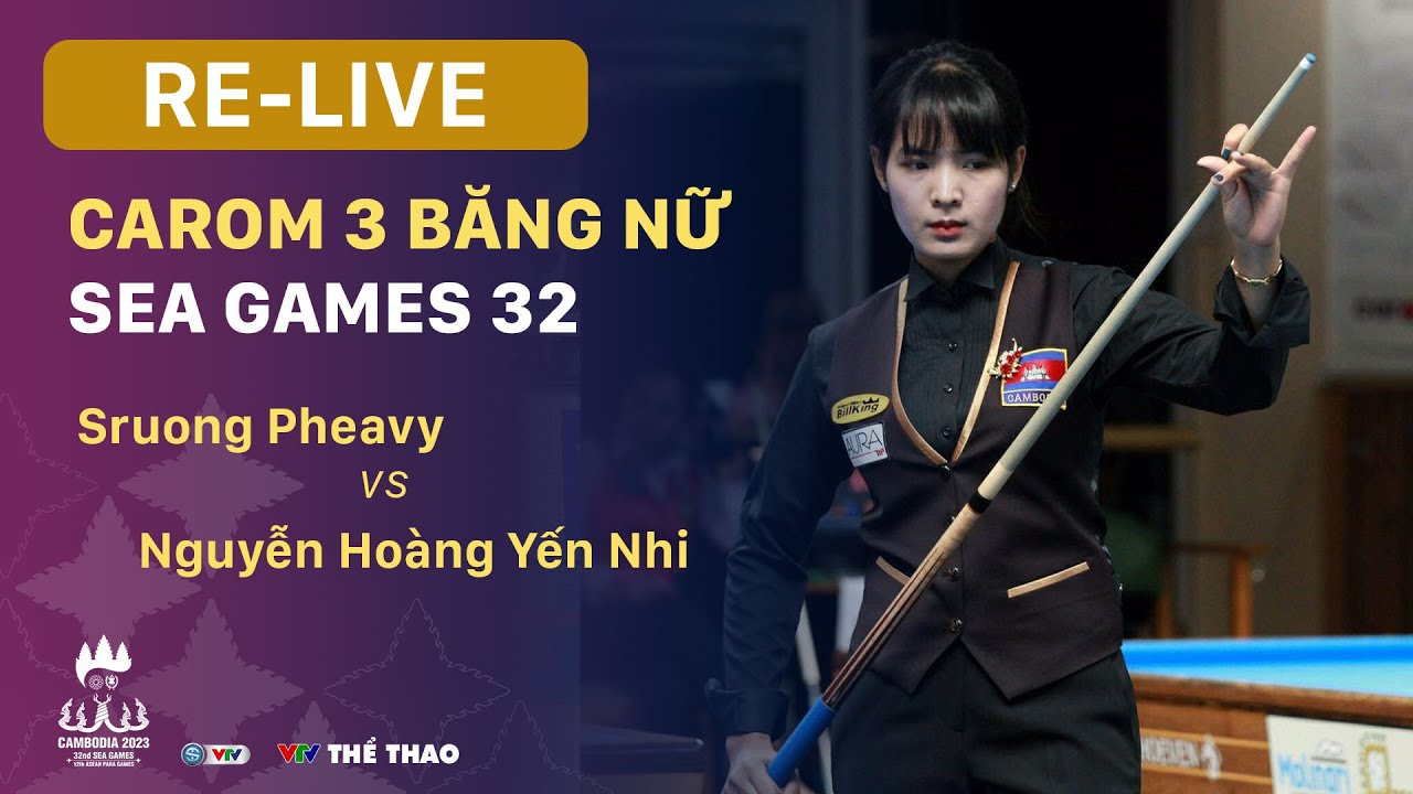 RE LIVE Sruong Pheavy Vs Nguy n Ho ng Y n Nhi Chung K t Caroom 3 Re live sruong pheavy vs nguy n ho ng y n nhi chung k t caroom 3
