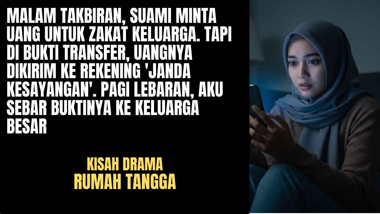 UANG ZAKAT 7 JUTA MASUK KE REKENING SELINGKUHAN! AKU UNGKAP SAAT LEBARAN!...