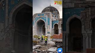 🥰✨Beautiful Masjid Restoration Beforeandafter2#beforeandafter #construction #timelapse #islamicvideo