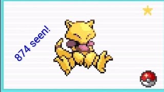 Shiny Abra In Pokemon Switch Leafgreen