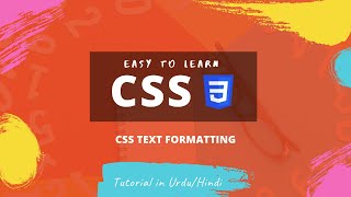 CSS Basic Course for Beginners - CSS Text Formatting