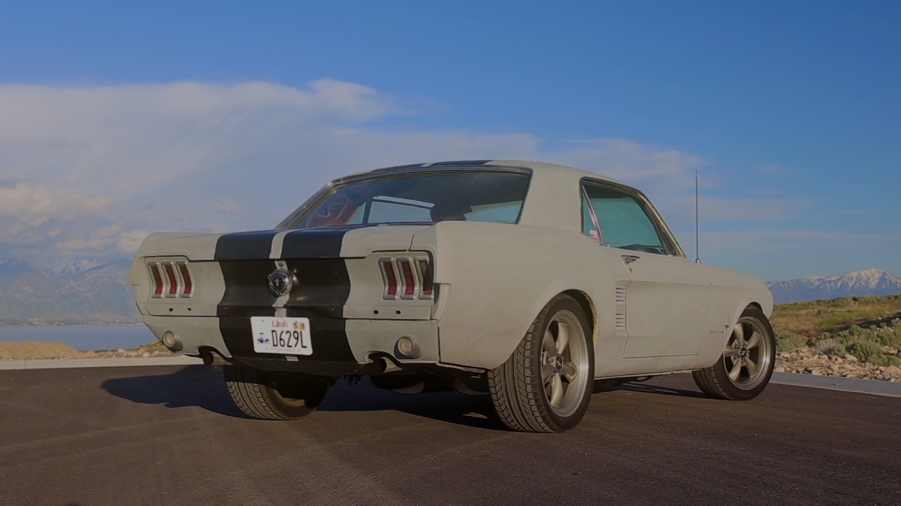 1967 Mustang 5.0 Swap Exhaust Sound - YouTube