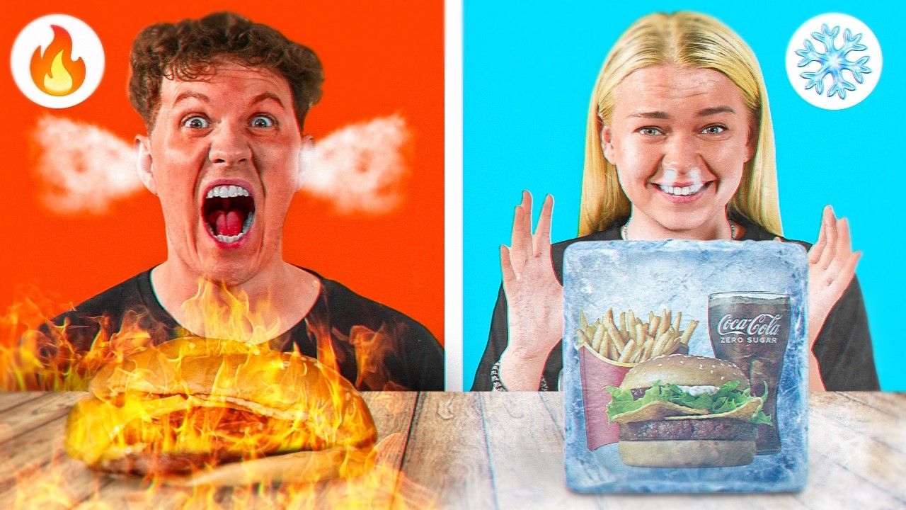 Varm vs Kold MCDONALDS! (Hvad er Klammest?)