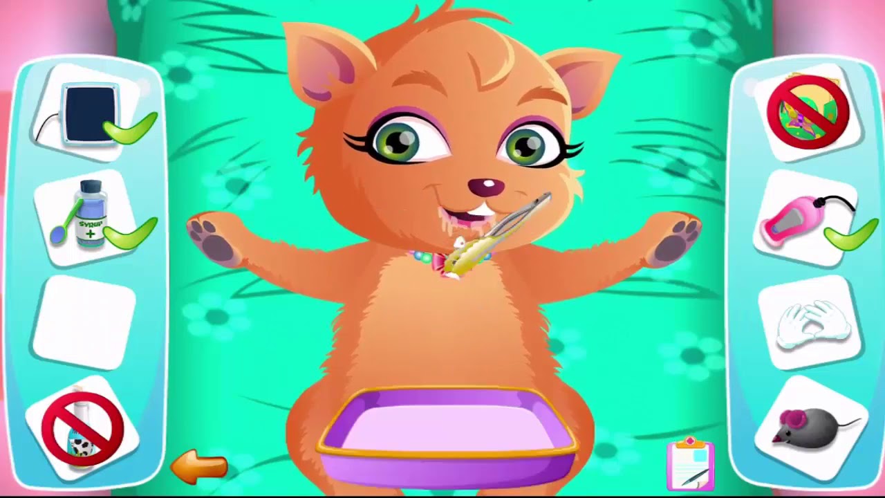 Funny Pets Doctor Game Baby Hazel Pets Hospital 2017 YouTube