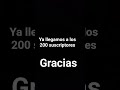 gracias por los subscriptores