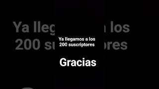 gracias por los subscriptores