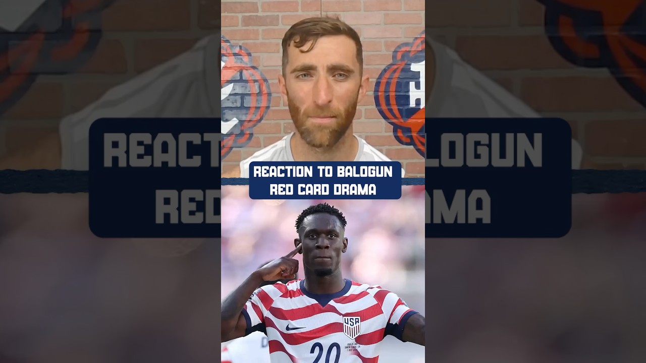 How did the USMNT react to Balogun’s red card saga? #balogun #usmnt #redcard