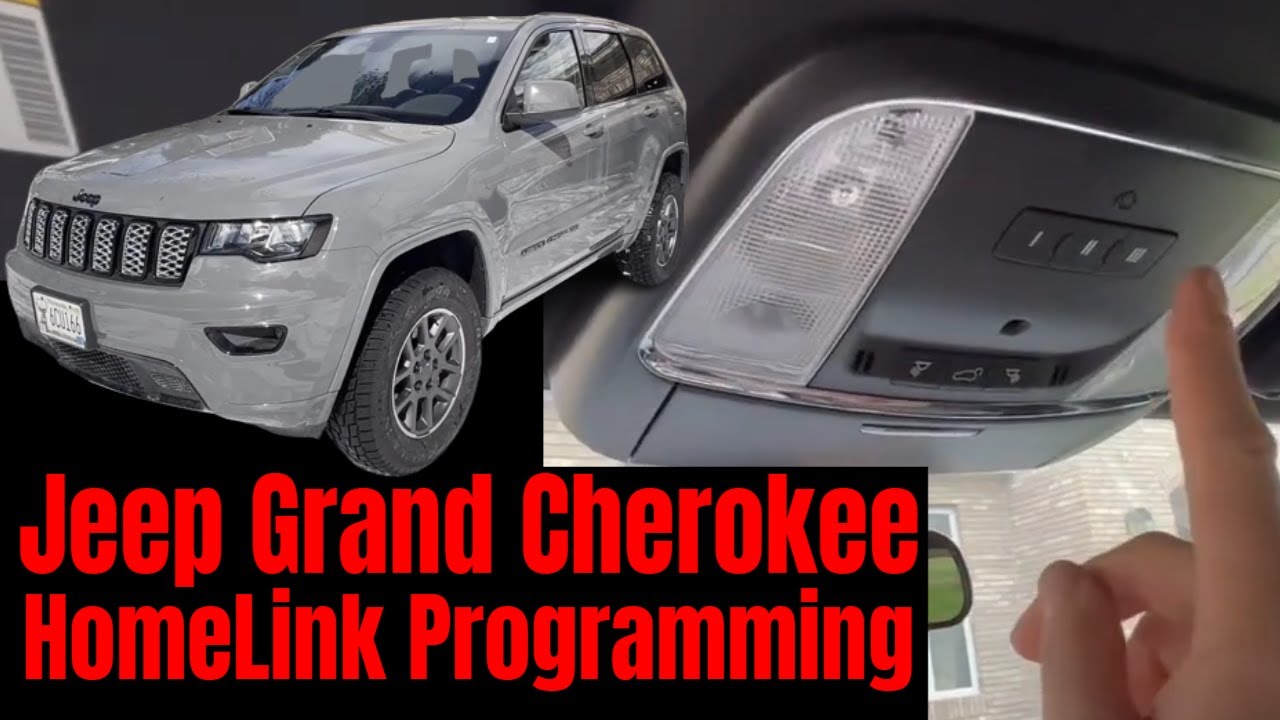 How To Program Homelink Jeep Grand Cherokee: Step-by-Step Guide