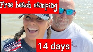 OUR FIRST TIME IN TEXAS CAMPING ON THE BEACH AND A BABY SHARK ON THE BEACH.