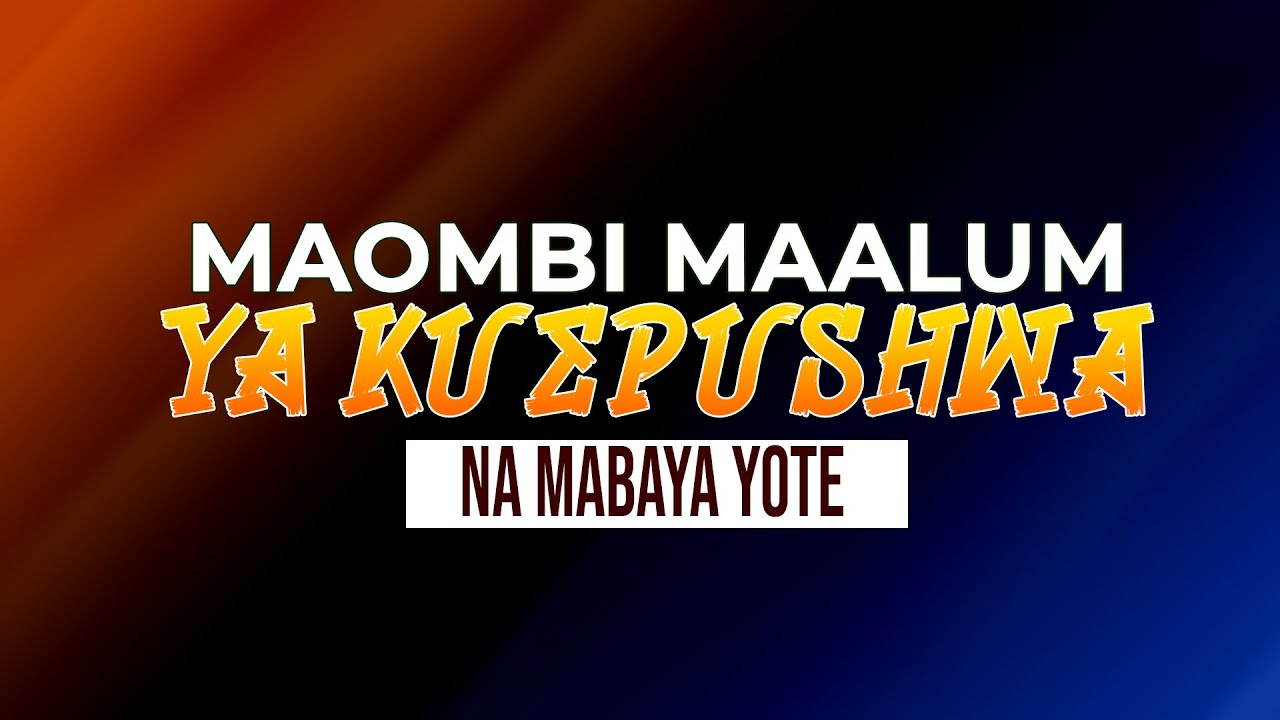 MAOMBI MAALUM YA KUEPUSHWA NA MABAYA YOTE | Mwl Renald Mlawi | 06 February, 2025