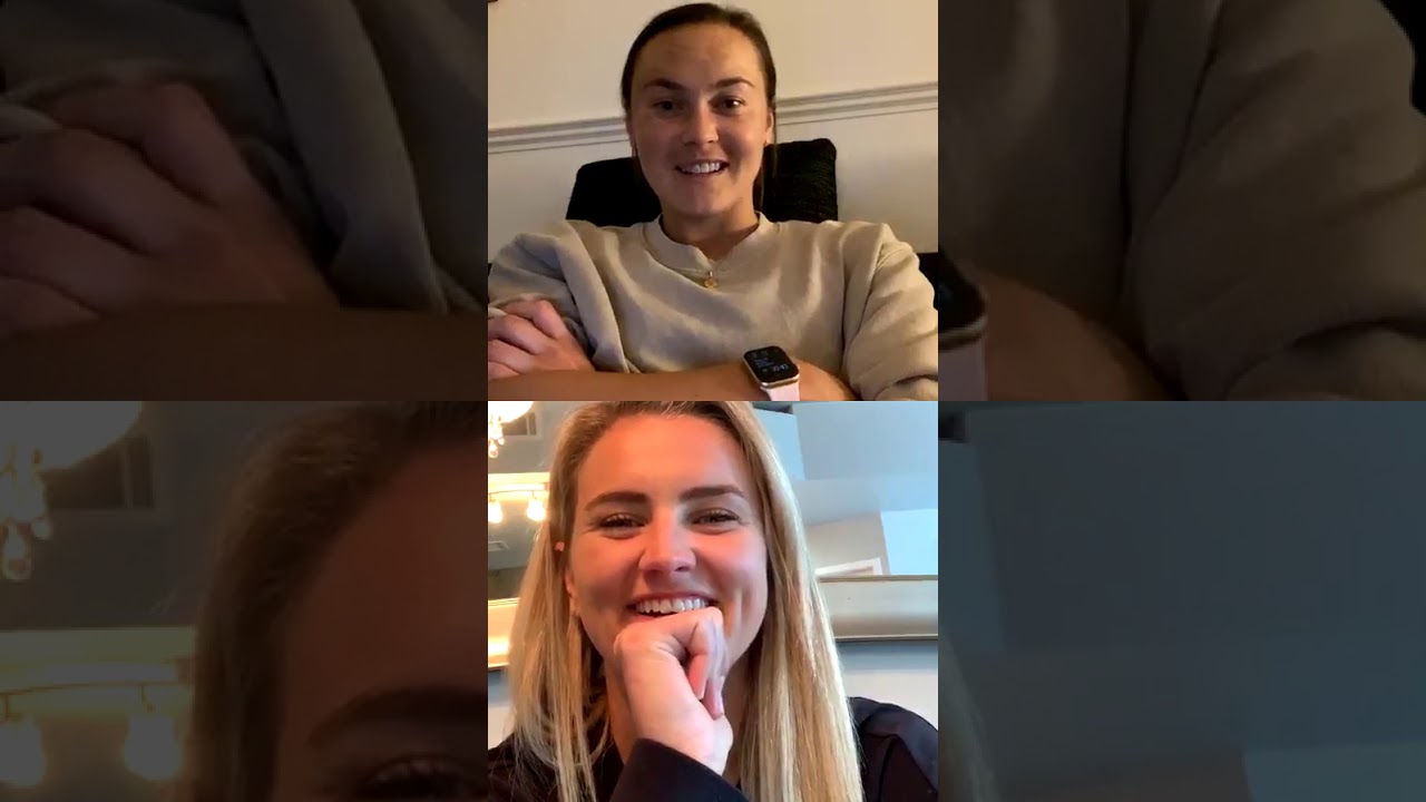 Caitlin Foord & Lindsey Horan Insta live - YouTube.