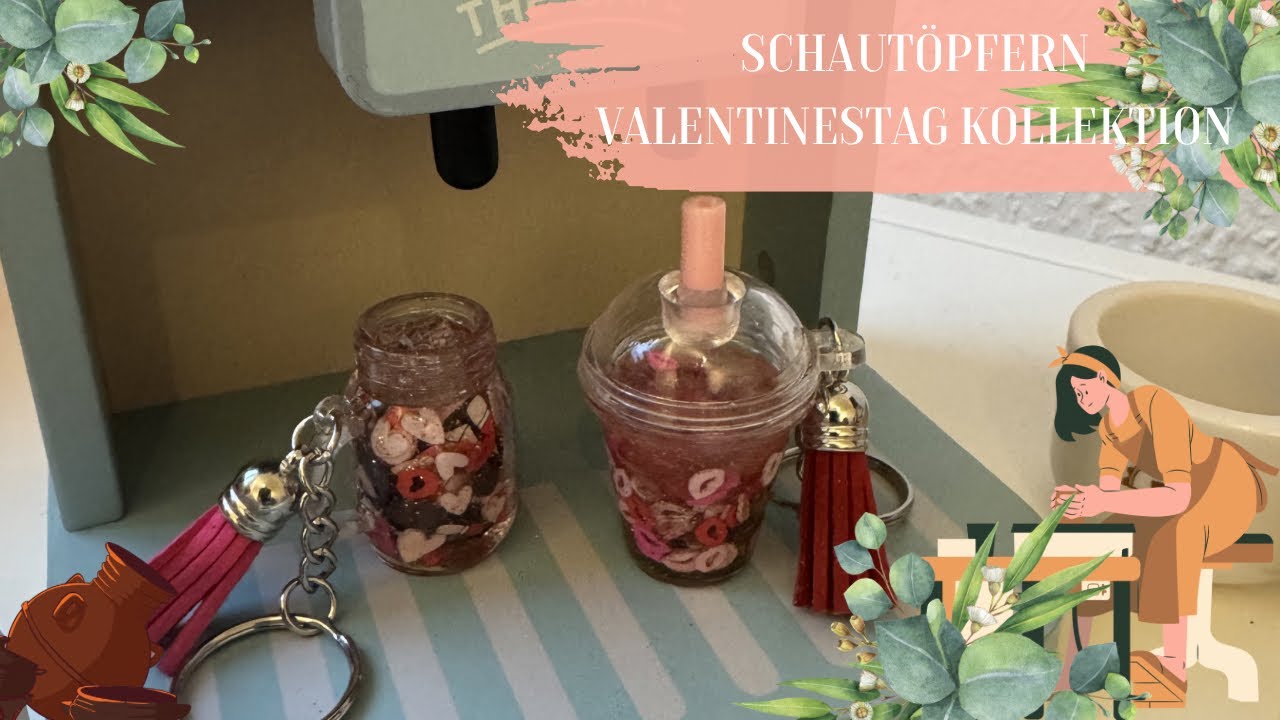 Valentinstag bubble tea und Cocktail Special - schautöpfern 