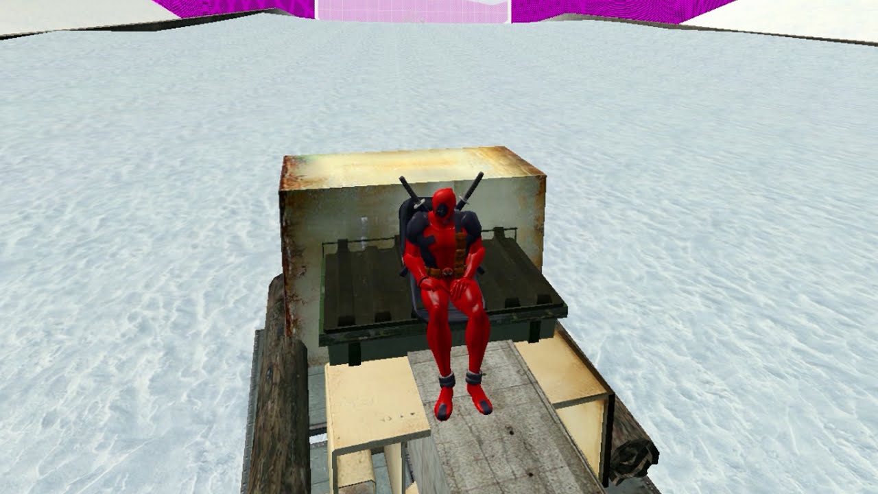 playstation 3 DEADPOOL Y EL TRINEO PERFECTO!! c/ Alex | Garry's Mod (Build Slider) #2